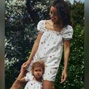 Reformation Carsen dress in Fruit Loops print, 1X